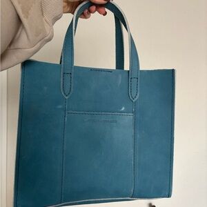 Portland Leather Goods Classic Snap Lola in Deep Lagoon 🌊